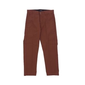 Men's Straggler Flooded Cropped Pants Trousers Sepia Brown Size 32